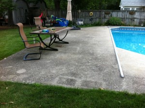 Power Washer Before